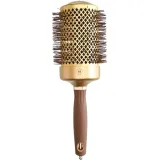 Термобрашинг для волосся Olivia Garden Expert Blowout Shine Wavy Bristles Gold & Brown - вигляд 2