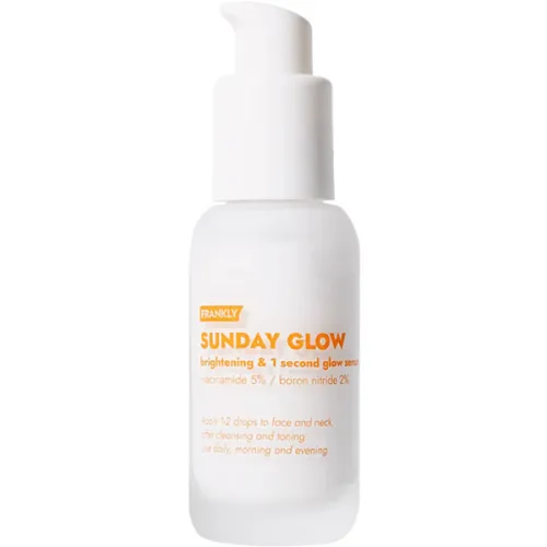 Сыворотка для сияния кожи лица Frankly Sunday Glow Brightening & Tone Up Serum с 5% ниацинамидом, 37 мл.