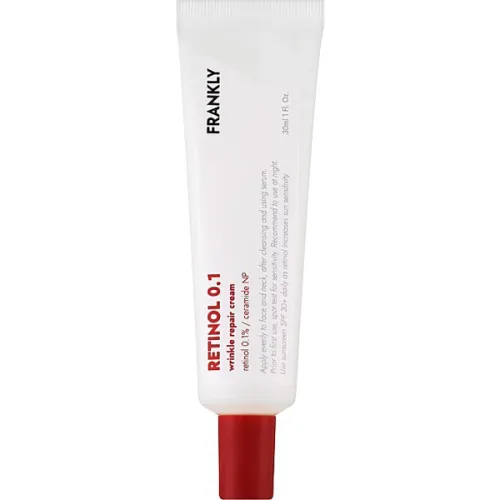 Антивозрастной крем для лица Frankly Retinol 0.1 Wrinkle Repair Cream с ретинолом, 30 мл.