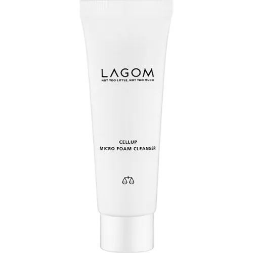 Глубоко очищающая пенка для умывания Lagom Cellup Micro Foam Cleanser с микропузырьками, 30 мл.