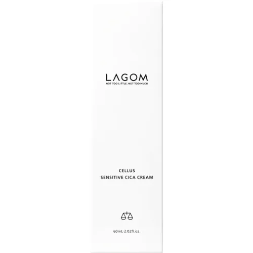 Успокаивающий крем для чувствительной и проблемной кожи Lagom Cellus Sensitive CICA Cream, 60 мл. - вид 2