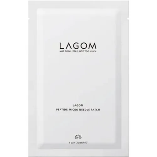 Разглаживающие патчи для глаз Lagom Peptide Micro Needle Eye Patch с микроиглами