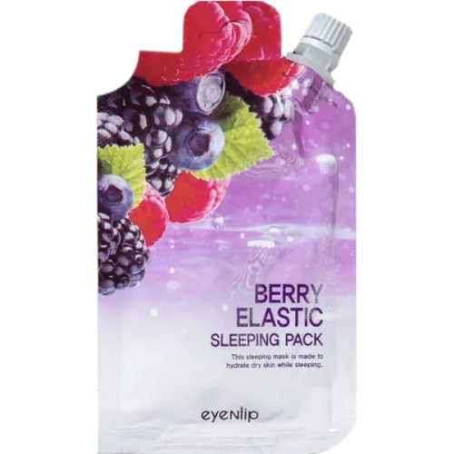 Нічна маска для обличчя Eyenlip Berry Elastic Sleeping Pack з екстрактом ягід, 25 мл.