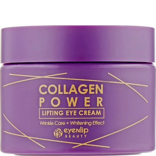Ліфтинг крем для шкіри навколо очей Eyenlip Collagen Power Lifting Eye Cream з колагеном, 50 мл.