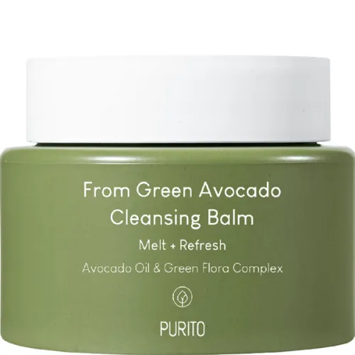 Бальзам для очищення шкіри обличчя Purito From Green Avocado Cleansing Balm з екстрактом авокадо, 100 мл.
