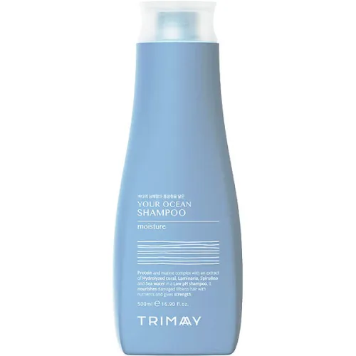 Шампунь для сухого волосся Trimay Your Ocean Shampoo Moisture з протеїнами та морським комплексом, 500 мл.