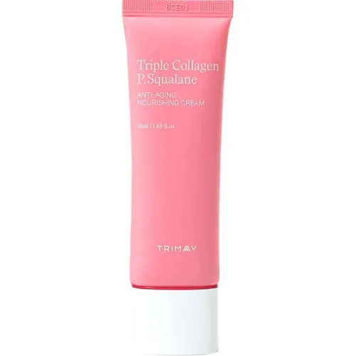 Питательный антивозрастной крем для лица Trimay Triple Collagen P.Squalane Anti-Aging Nourishing Cream с коллагеном и