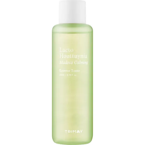 Успокаивающий тонер-эссенция для лица Trimay Lacto Houttuynia Madeca Calming Essence Toner с экстрактом хауттюйнии, 200 мл.