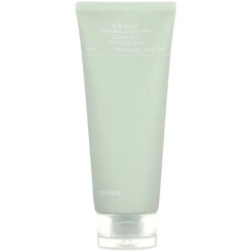 Очищающая пенка для проблемной кожи лица Celimax Ji Woo Gae Cica BHA Acne Foam Cleansing, 150 мл.