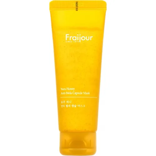 Осветляющая капсульная несмываемая маска для лица Fraijour Yuzu Honey Anti-Mela Capsule Mask с экстрактом прополиса и юдзу