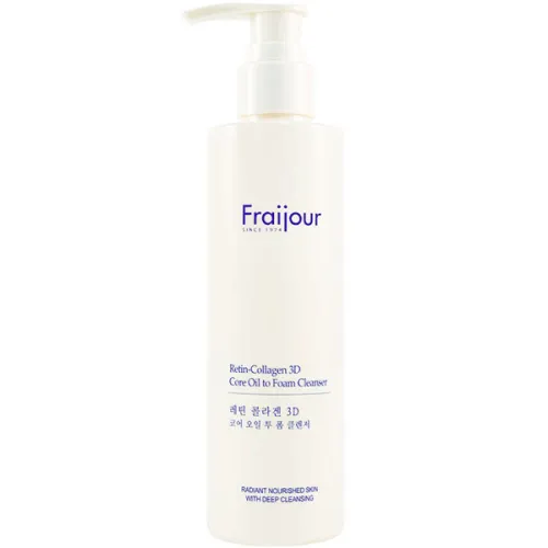 Гидрофильное масло-пенка для лица Fraijour Retin-Collagen 3D Core Oil to Foam Cleanser с коллагеном, 210 мл.