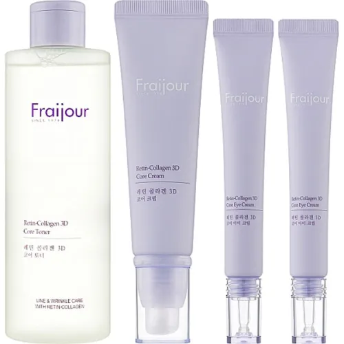 Набор для лица Fraijour Retin Collagen 3D Core Gift Set с пептидами, коллагеном и ретинолом