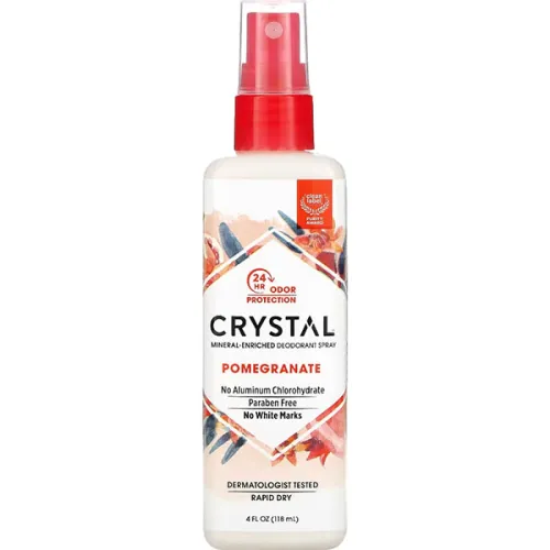 Мінеральний дезодорант-спрей «гранат» Crystal Body Deodorant Mineral Deodorant Spray Pomegranate, 118 мл.