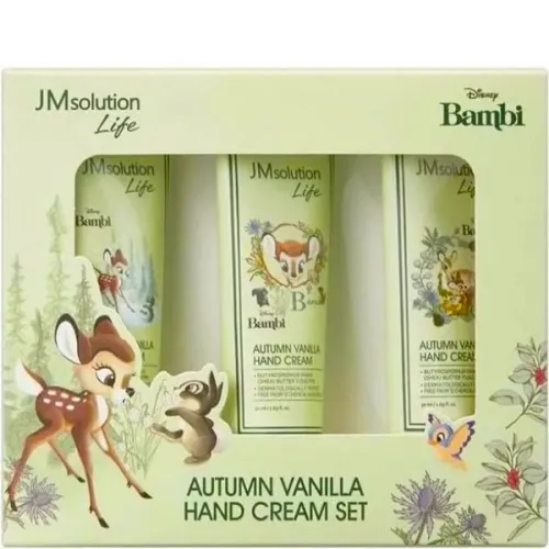 Набор кремов для рук «ванильная осень» JMsolution Life Disney Autumn Vanilla Hand Cream Set, 3 шт. х 50 мл.