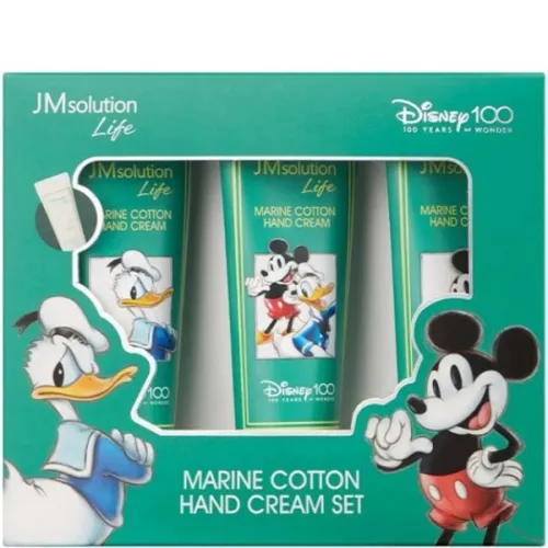 Набір кремів для рук «морська бавовна» JMsolution Life Disney Marine Cotton Hand Cream Set, 3 шт. х 50 мл.