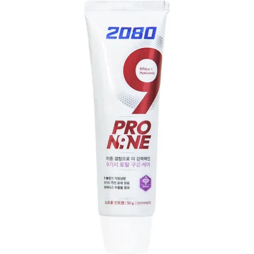 Отбеливающая зубная паста Dental Clinic 2080 Pro Nine Strong Mint Toothpaste с сорбитолом и гиалуроновой кислотой «сильная
