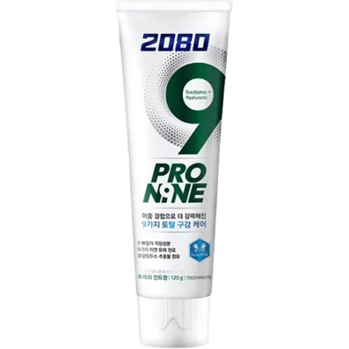 Відбілююча зубна паста Dental Clinic 2080 Pro Nine Fresh Mint Toothpaste з сорбітолом та гіалуроновою кислотою «м’ята», 120
