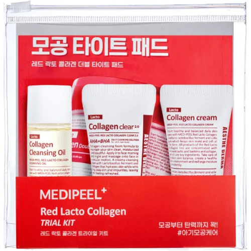 Набор для лица Medi Peel Red Lacto Collagen Trial Kit с коллагеном и лактобактериями