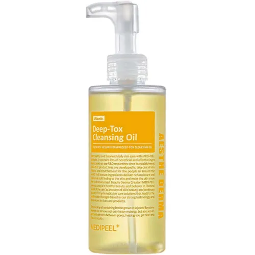 Витаминное гидрофильное масло для лица Medi Peel Vegan Vitamin Deep Tox Cleansing Oil, 200 мл.