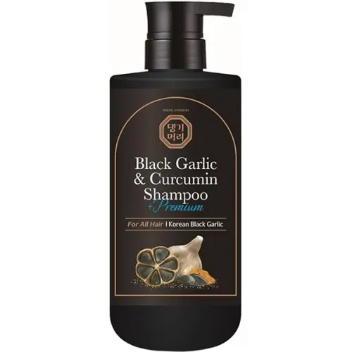 Відновлюючий шампунь для волосся Daeng Gi Meo Ri Black Garlic & Curcumin Premium Shampoo з чорним часником і куркумою, 500