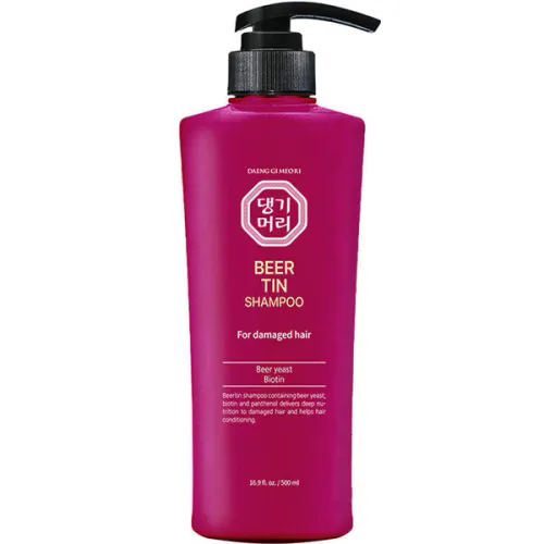 Шампунь для пошкодженого волосся на пивних дріжджах Daeng Gi Meo Ri Beer Tin Shampoo For Damage Hair, 500 мл.