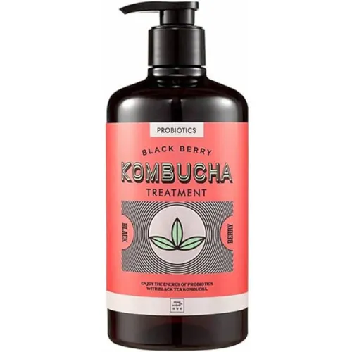 Кондиціонер для волосся Mise en Scene Black Berry Kombucha Treatment з екстрактом комбучі «ожина», 820 мл.
