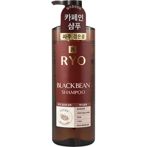 Шампунь проти випадіння волосся Ryo Anti Hair Loss Care Black Bean Shampoo з екстрактом чорних бобів, 800 мл.