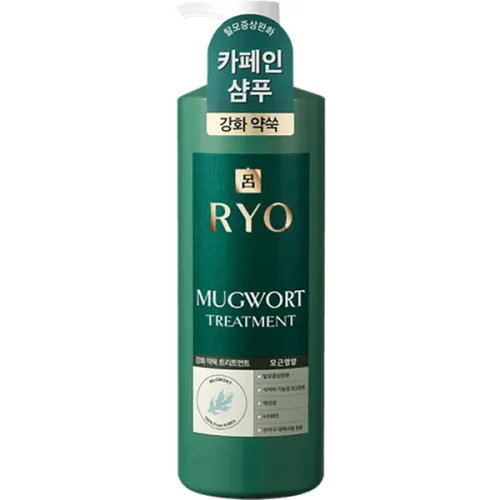 Кондиціонер проти випадіння волосся Ryo Anti Hair Loss Care Mugwort Treatment з екстрактом полину, 800 мл.