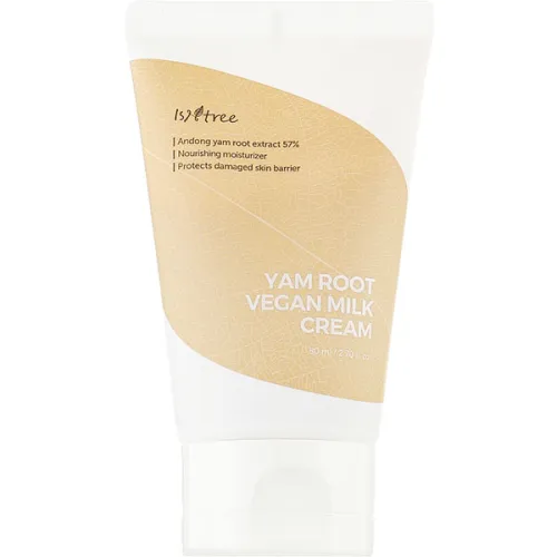 Увлажняющий крем для лица IsNtree Yam Root Vegan Milk Cream с экстрактом корня дикого ямса, 80 мл.