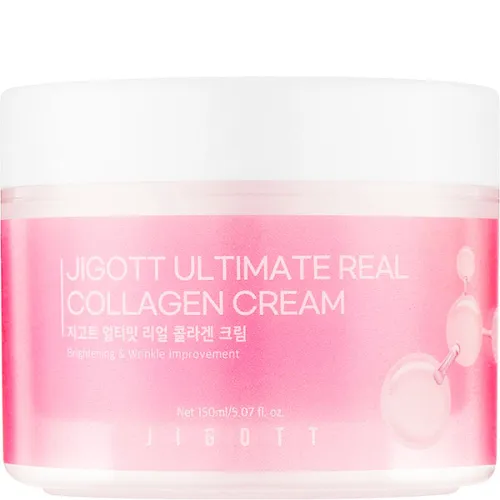 Увлажняющий крем для лица Jigott Ultimate Real Collagen Cream с коллагеном, 150 мл.
