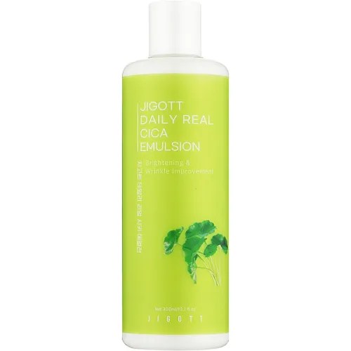 Щоденна емульсія для чутливої шкіри обличчя Jigott Daily Real Cica Emulsion з екстрактом центели, 300 мл.