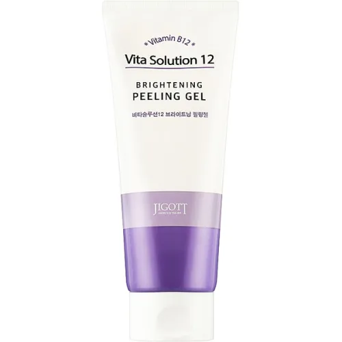 Осветляющий пилинг-гель для лица Jigott Vita Solution 12 Brightening Peeling Gel с витамином B12, 180 мл.