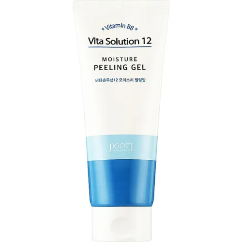 Увлажняющий пилинг-гель для лица Jigott Vita Solution 12 Moisture Peeling Gel с витамином B8, 180 мл.