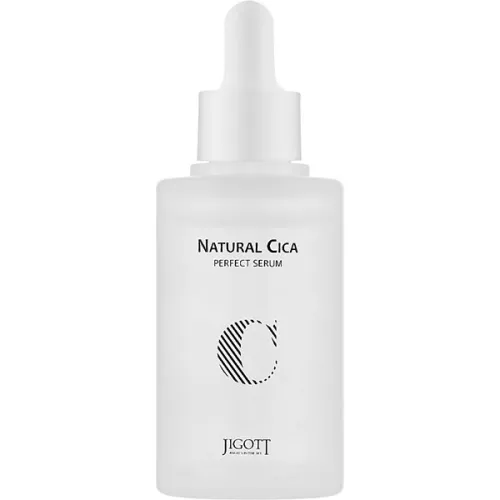 Заспокійлива сироватка для обличчя Jigott Natural Cica Perfect Serum з екстрактом центели, 50 мл.