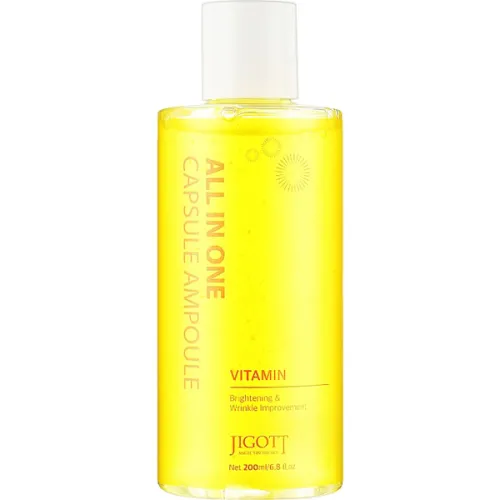 Капсульная, ампульная сыворотка для лица Jigott All In One Vitamin Capsule Ampoule с витаминами, 200 мл.