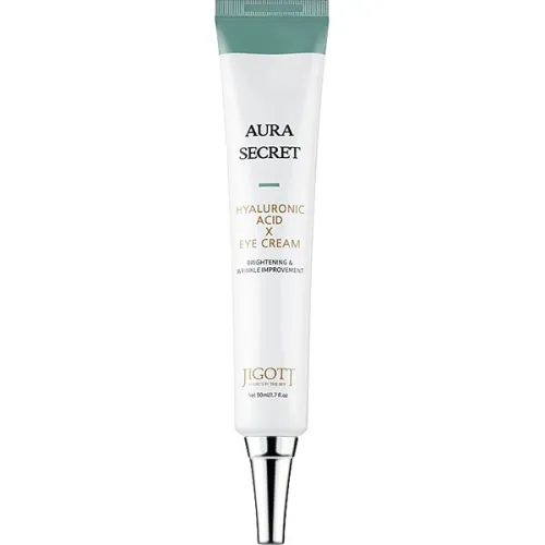 Зволожуючий крем для шкіри навколо очей Jigott Aura Secret Hyaluronic Acid Eye Cream з гіалуроновою кислотою, 50 мл.