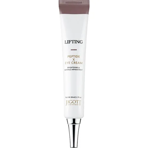Лифтинг крем для кожи вокруг глаз Jigott Lifting Peptide Eye Cream с пептидами, 50 мл.