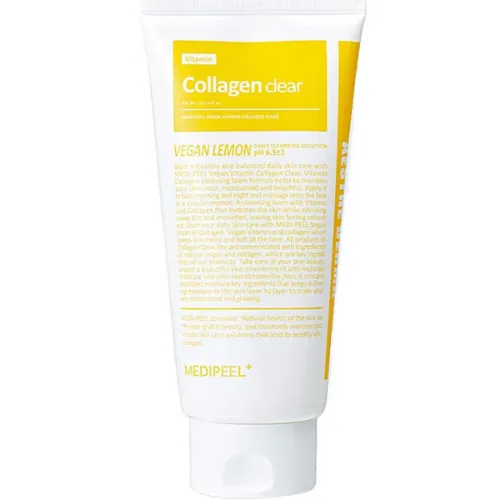Гель-пенка для умывания Medi Peel Vegan Vitamin Collagen Clear с экстрактом и облепихи и коллагеном, 120 мл.