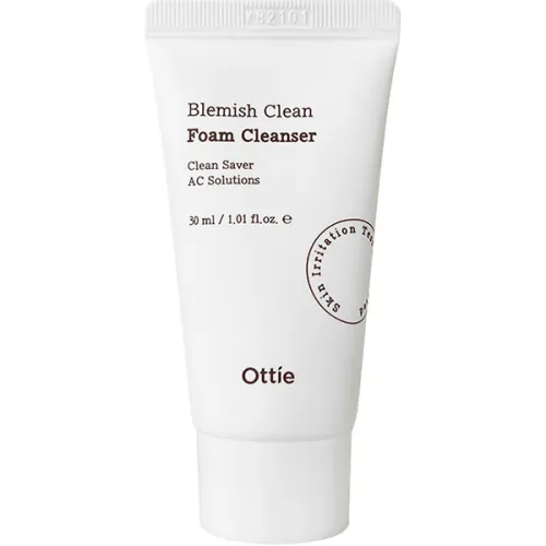 Очищающая пенка для проблемной кожи лица Ottie Blemish Clean Foam Cleanser с салициловой кислотой, 30 мл.