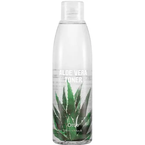Успокаивающий тонер для лица Ottie Aloe Vera Toner с комплексом алоэ вера, 200 мл.