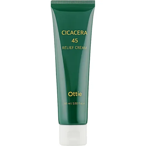 Крем для проблемной кожи лица Ottie Cicacera 45 Relief Cream с экстрактом центеллы, 60 мл.