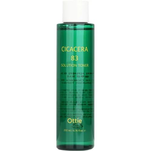 Успокаивающий тонер для сужения пор Ottie Cicacera 83 Solution Toner с экстрактом центеллы, 200 мл.