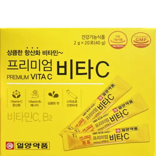Пищевая добавка для осветления кожи Il-Yang Pharm Premium Vita C Lemon с витамином C, 2 г. х 20 шт.