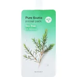 Ночная маска для лица Missha Pure Source Pocket Pack Tea Tree с экстрактом чайного дерева, 10 мл.