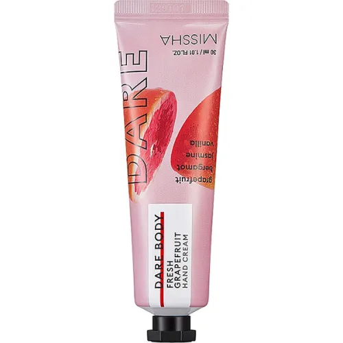 Парфюмированный крем для рук «свежий грейпфрут» Missha Dare Body Fresh Grapefruit Hand Cream, 30 мл.