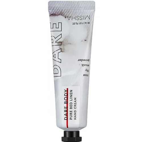 Парфумований крем для рук «постільна білизна» Missha Dare Body Pure Bed Linen Hand Cream, 30 мл.