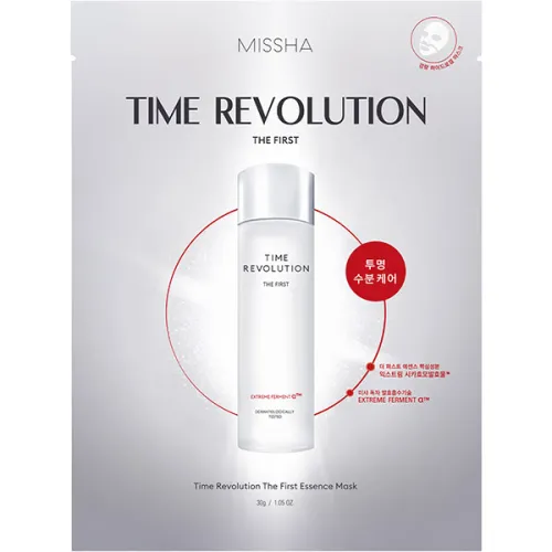 Антивозрастная ферментированная гидрогелевая маска для лица Missha Time Revolution The First Essence Mask, 30 г.