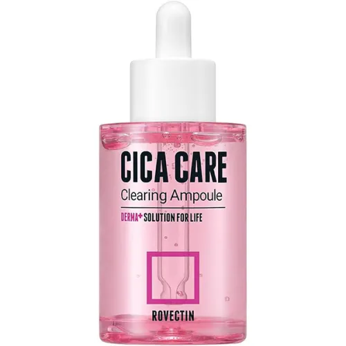 Ампульная сыворотка для чувствительной и раздраженной кожи лица Rovectin Cica Care Clearing Ampoule, 30 мл.