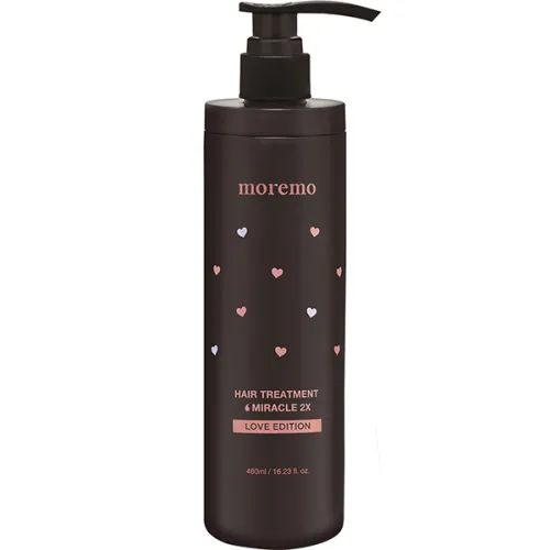 Відновлююча кондиціонуюча маска для волосся Moremo Hair Treatment Miracle 2X Love Edition, 480 мл.