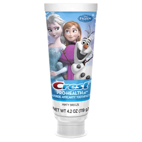 Зубная паста для детей холодное сердце Crest Pro-Health Disney Frozen Toothpaste Minty Breeze, 24 г.